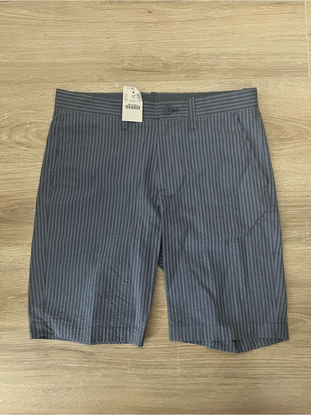 NWT J.Crew Crewcuts Boy’s Blue Pinstripe Shorts - Size 14